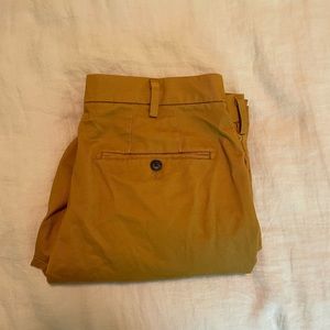 Uniqulo Slim Fit Chinos - Amber Yellow